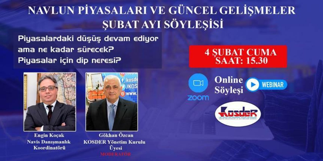 Navlun Piyasaları ve Güncel Gelişmeler Şubat Ayı Söyleşisi