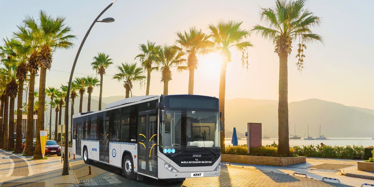 Muğla Büyükşehir Belediyesi’nin yeni Otokar Kent otobüsleri hizmete başladı