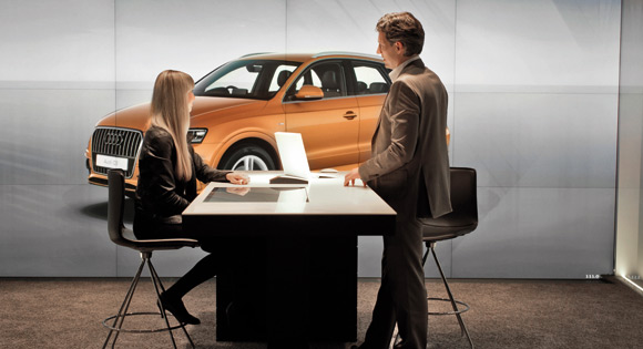 Audi’den şehir merkezinde sanal Showroom