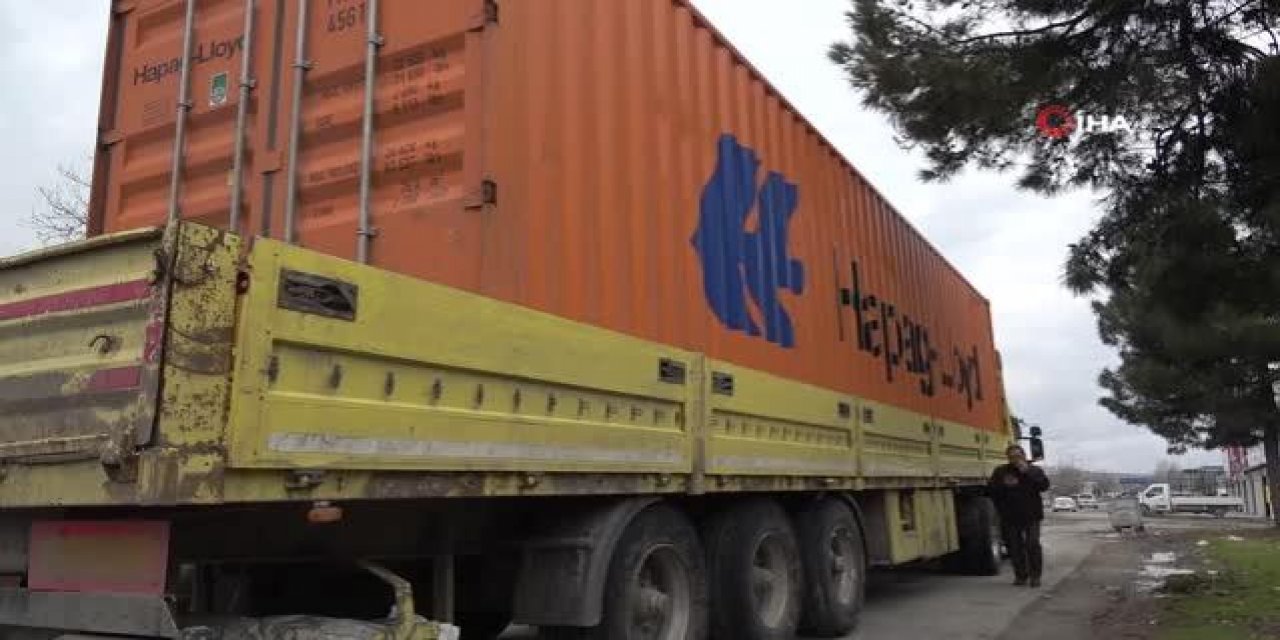 600 bin liralık 3 boş konteyneri 73 bin liraya satmaya kalktılar