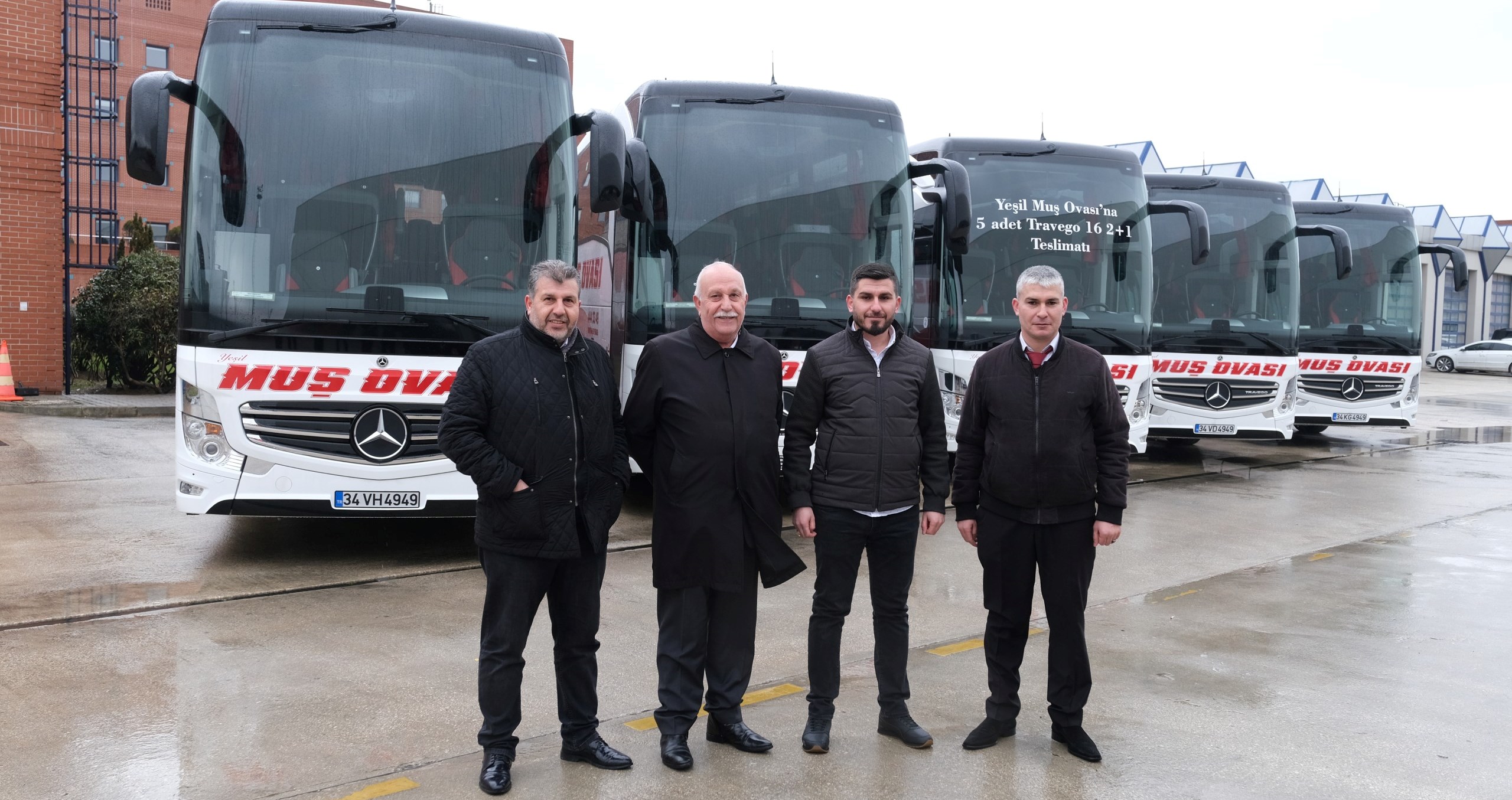 Yeşil Muş Ovası Turizm, 5 adet 2022 model Mercedes Travego aldı