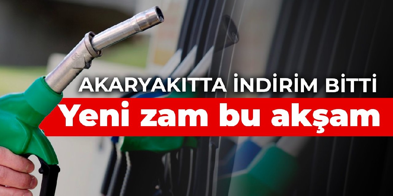 Kısa süren zamsız akaryakıt keyfi bitiyor