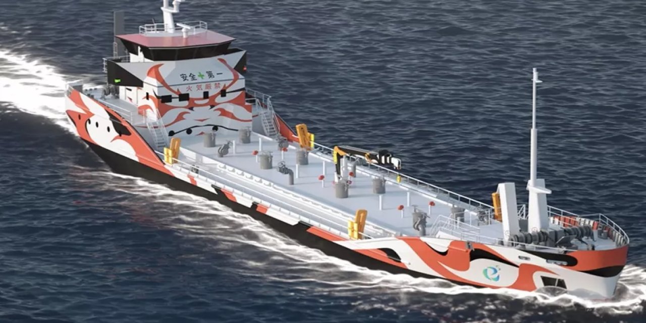 Denizde "0" emisyon dönemi: İlk elektrikli yük gemisi suya iniyor