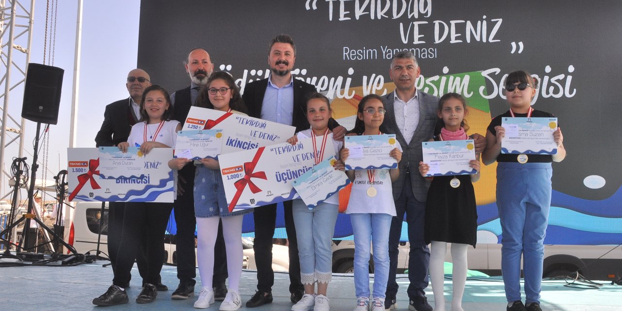 “Tekirdağ ve Deniz” yarışmasında dereceye girenler ödüllendirildi