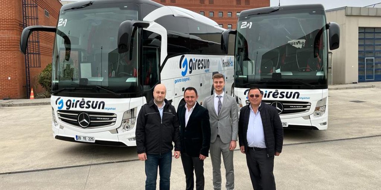 Giresun Seyahat filosuna 2 adet Mercedes-Benz Travego 16 2+1 ekledi