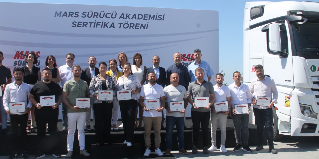 MARS, 12 sürücüyü daha lojistik sektörüne kazandırdı