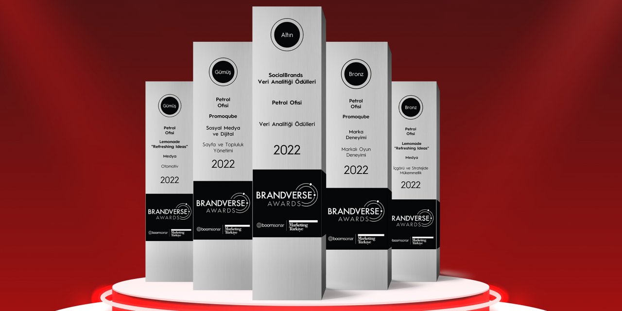 Petrol Ofisi, Brandverse Awards evreninden 5 ödül birden aldı