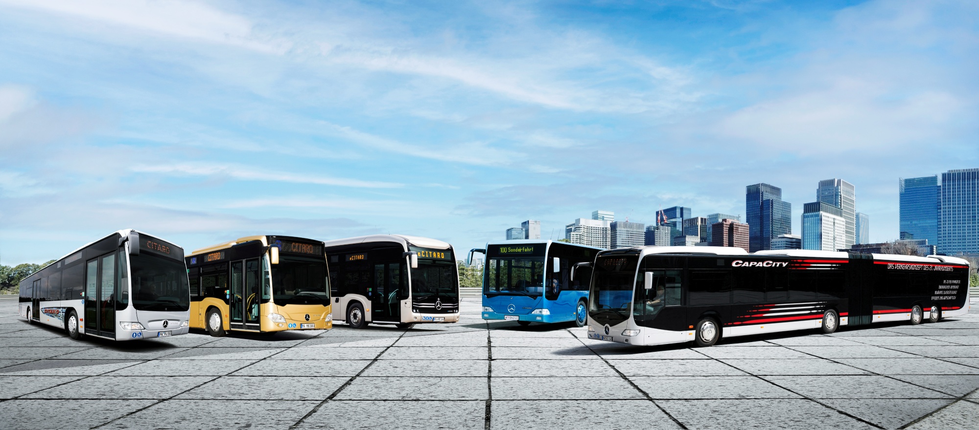 Mercedes'in şehir içi otobüs markası Citaro 25. yaşını kutluyor