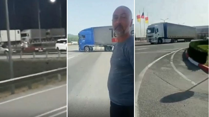Türk TIR'ları 25 gündür Vladikavkaz Sınır Kapısı'nda bekletiliyor