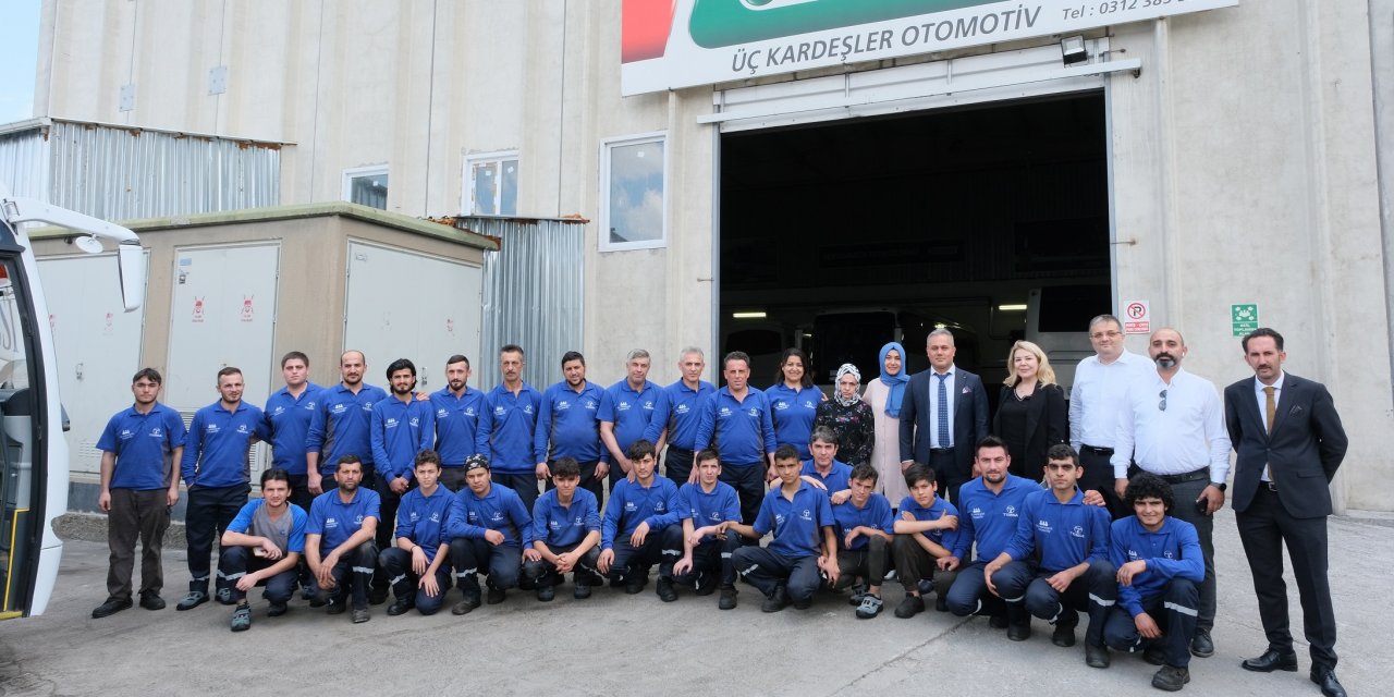 Otomotive çırak olarak girdiler  TEMSA ile hayallerine kavuştular