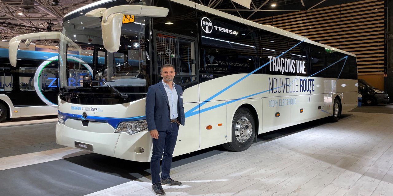 TEMSA, iki elektrikli aracını Fransa’da görücüye çıkardı