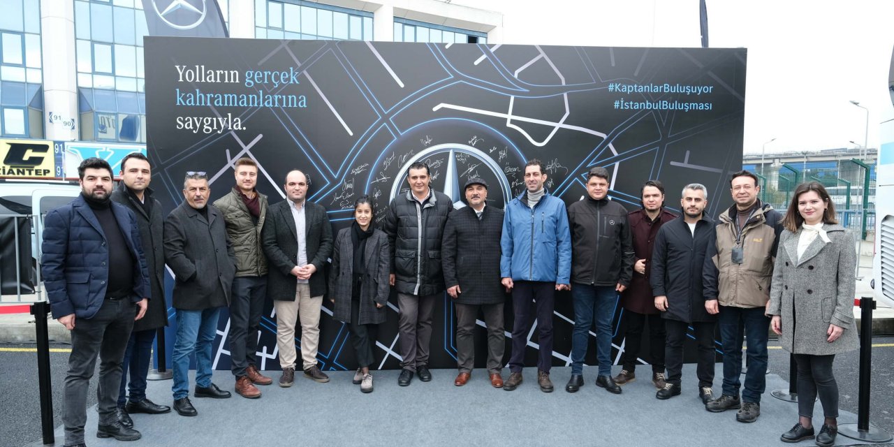 Mercedes, Dünya Şoförler Günü’nde otobüs kaptanlarıyla İstanbul'da buluştu