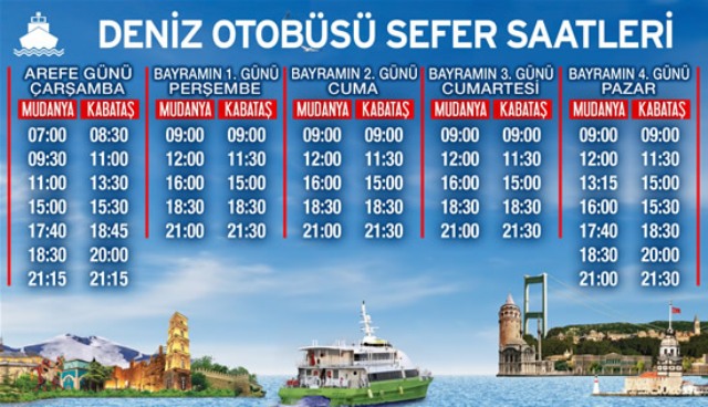 BUDO bayramda sefer sayısını arttırdı