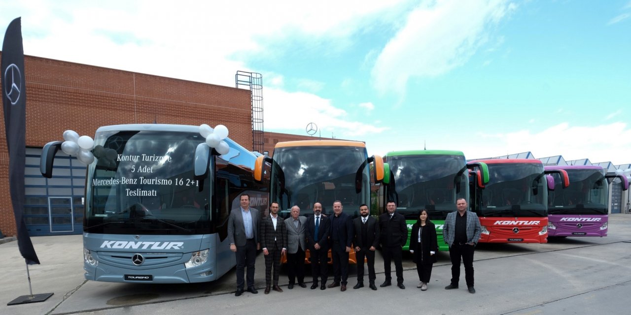 Kontur Turizm, Mercedes'ten 5 adet Tourismo 16 2+1’i teslim aldı