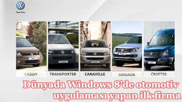 Volkswagen Ticari araçlardan bir ilk daha!