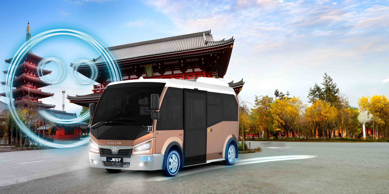 Karsan, Japonya’ya sağdan direksiyonlu elektrikli e-JEST’le girdi