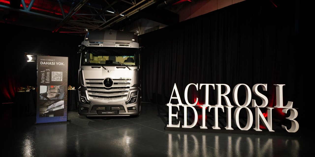 Actros L Edition 3 ilk kez Türkiye yollarında