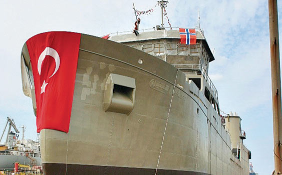 Tuzla’dan Norveç’e gemi ihraç edildi