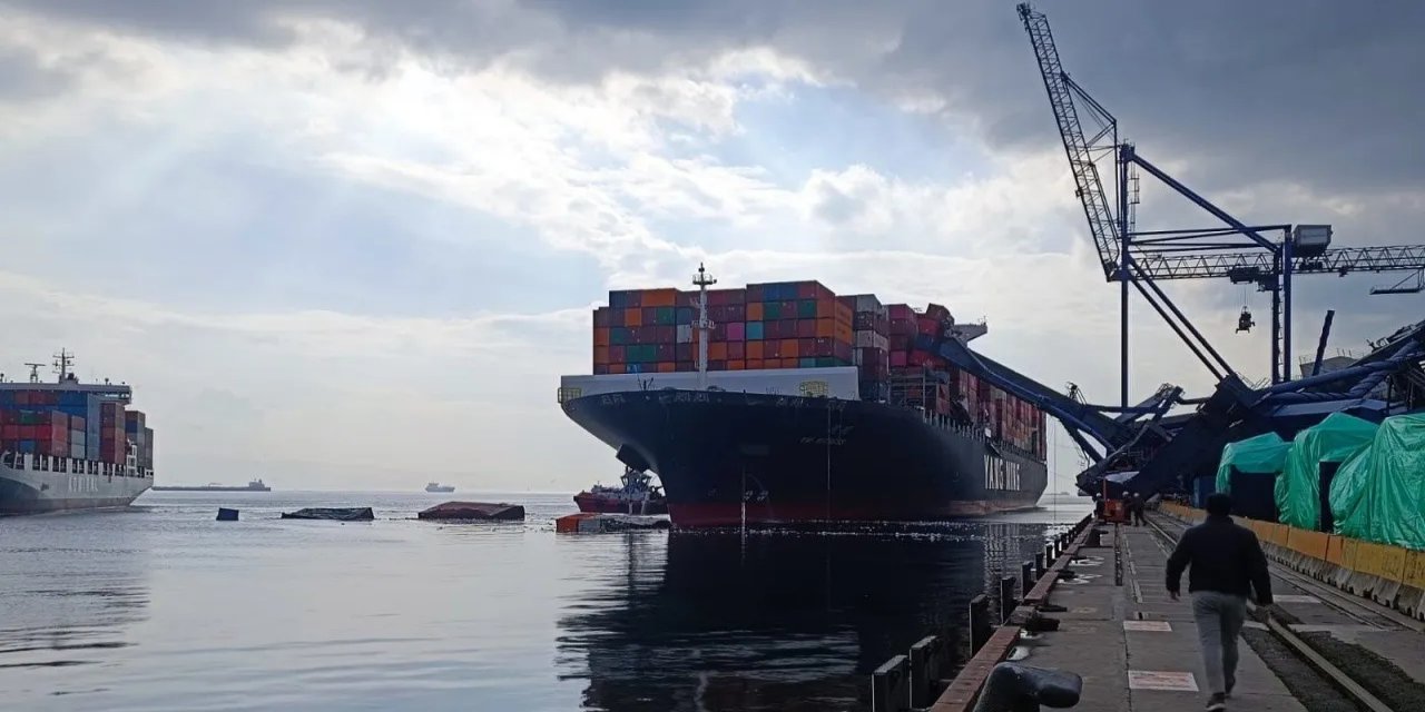 50 milyon dolarlık vinçler devrildi, telafisi 2 yıl sürecek