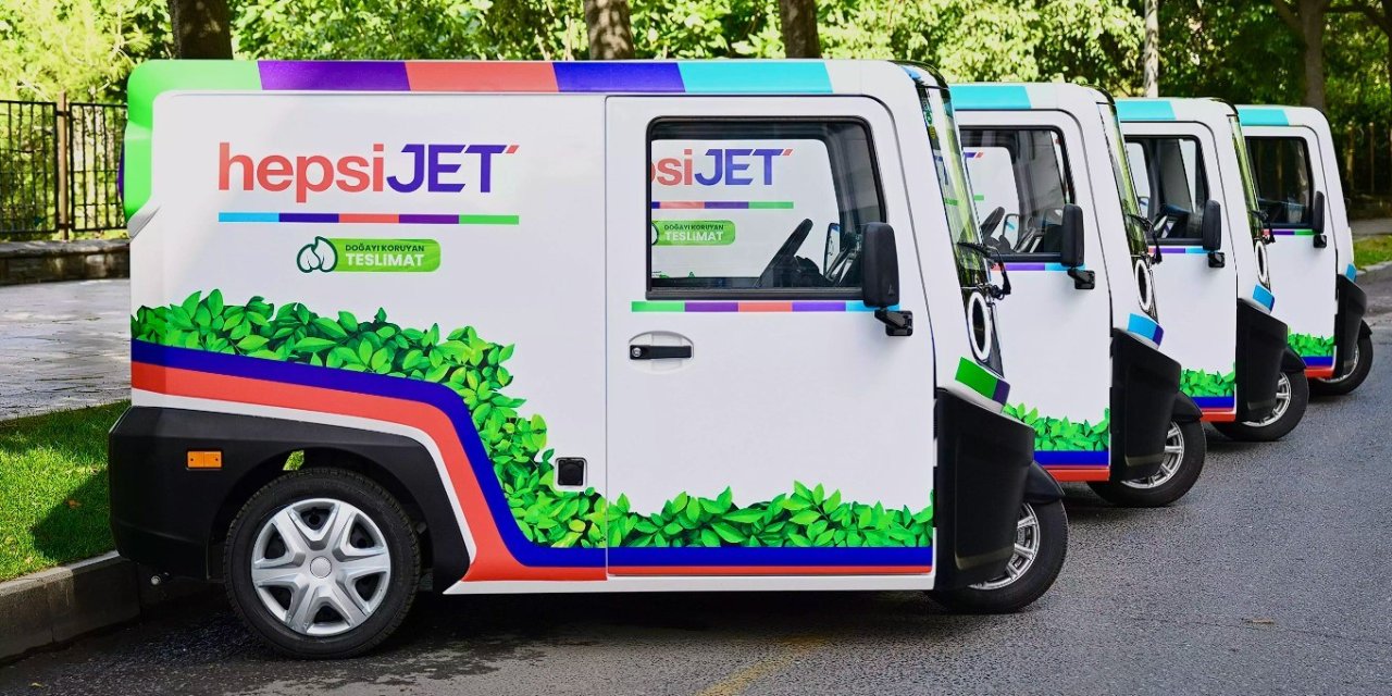 HepsiJET, elektrikli araçlarıyla kargo dağıtımına başladı