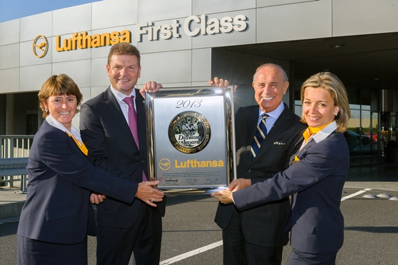 Lufthansa ödüle doymuyor