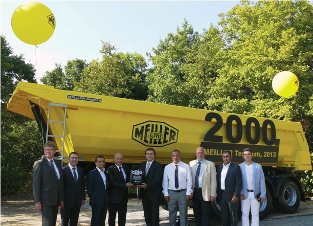 Meiller, 2000’inci teslimatıyla güven tazeledi