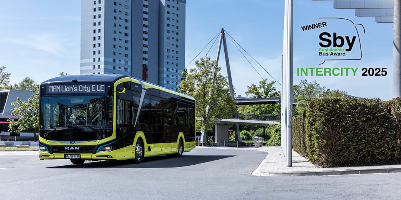 MAN eBus ailesinin yeni modeli Lion'ın City 12 E LE "sürdürülebilirlik" tacı taktı