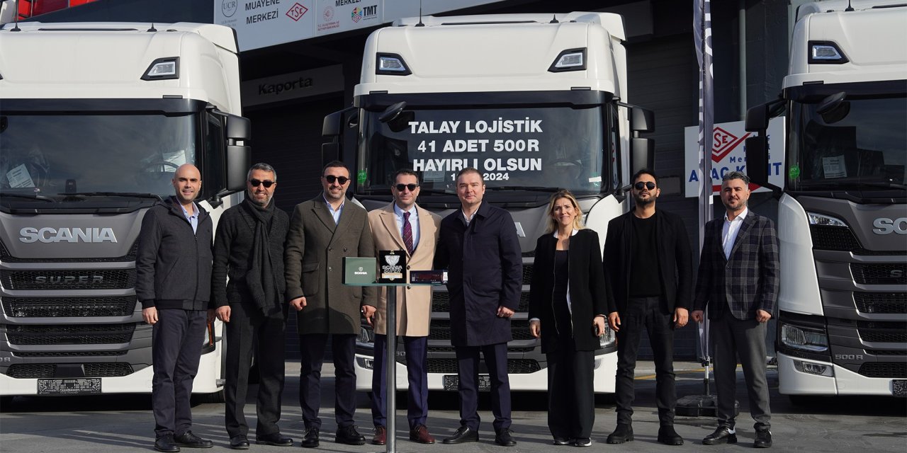 Scania’dan Talay Logistics’e   41 Adet Çekici
