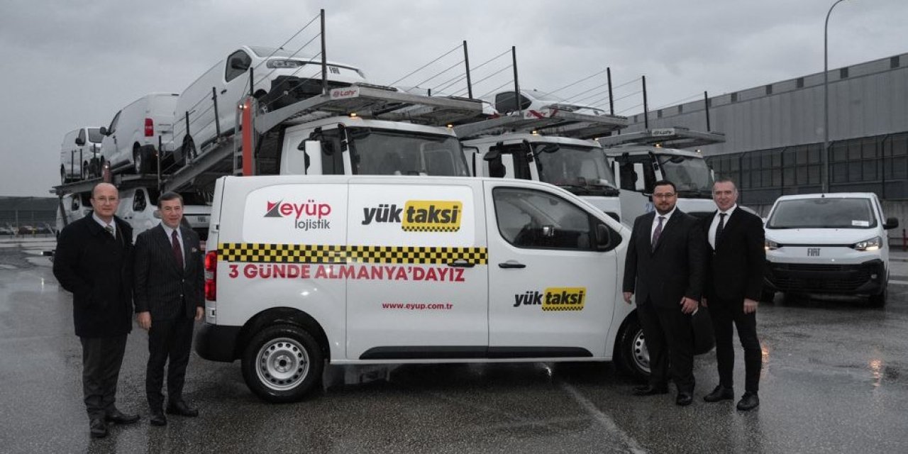 Eyüp Lojistik, yerli Scudo'nun ilk  filosunu teslim aldı