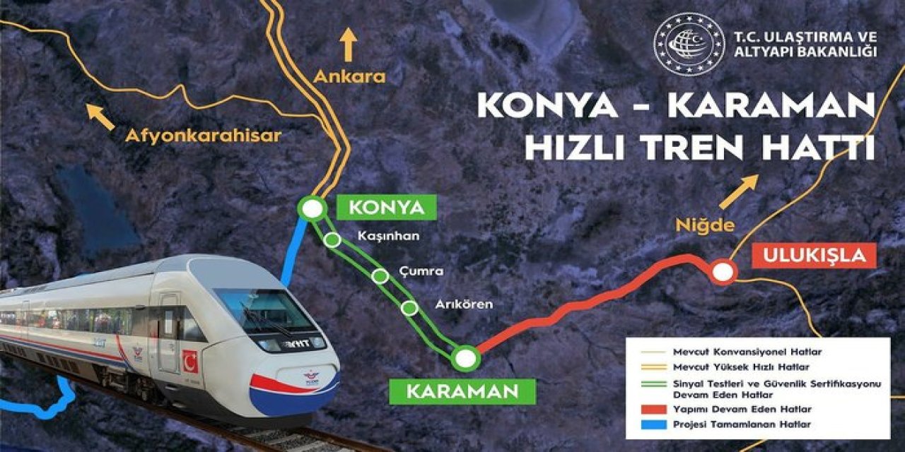 Konyalı sanayici, yüklerini Mersin Limanı'na YHT ile ulaştırıyor