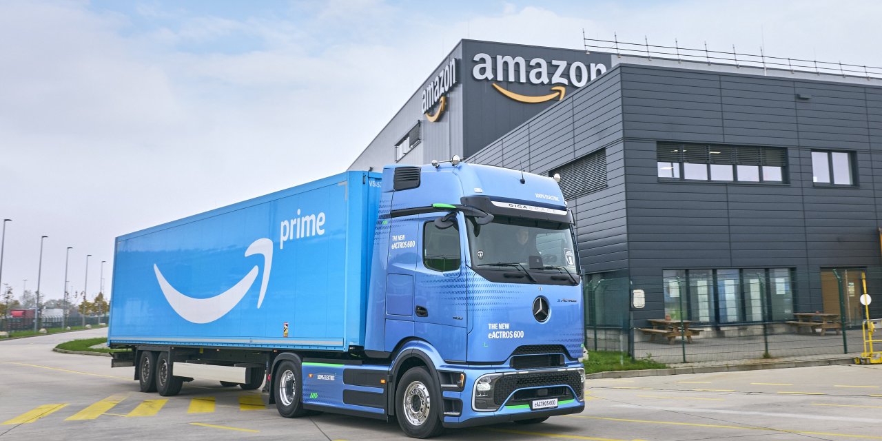 Amazon, Mercedes'ten 200'ü aşkın elektrikli kamyon alacak