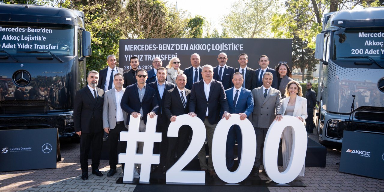 Akkoç Lojistik, filo yatırımında Mercedes'i tercih etti
