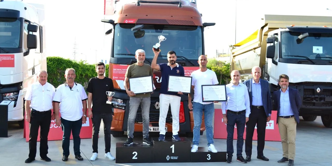 Renault Trucks Optifuel Challenge’in kazananları sahnede