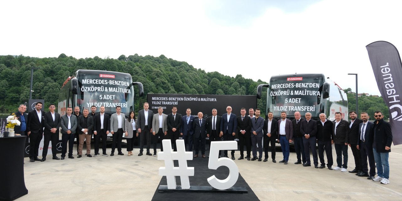 Özköprü Turizm&Malitur filosuna 5 Tourismo 16 RHD 2+2