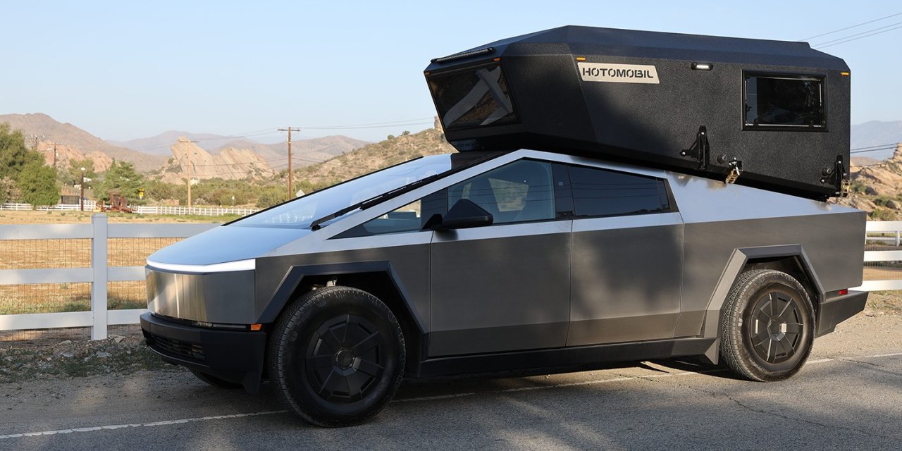Hotomobil, Tesla Cybertruck için ürettiği karavanı bitcoin ile satacak