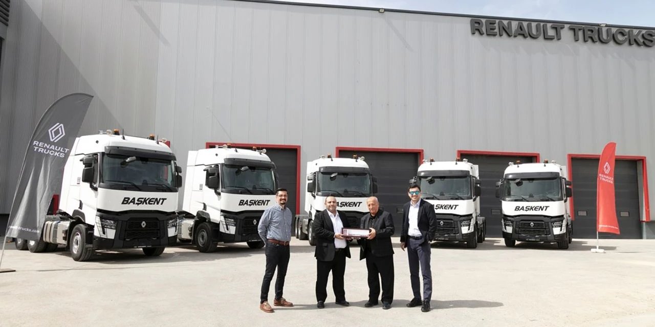 Başkent Uluslararası Lojistik filosuna 5 Renault Trucks katıldı