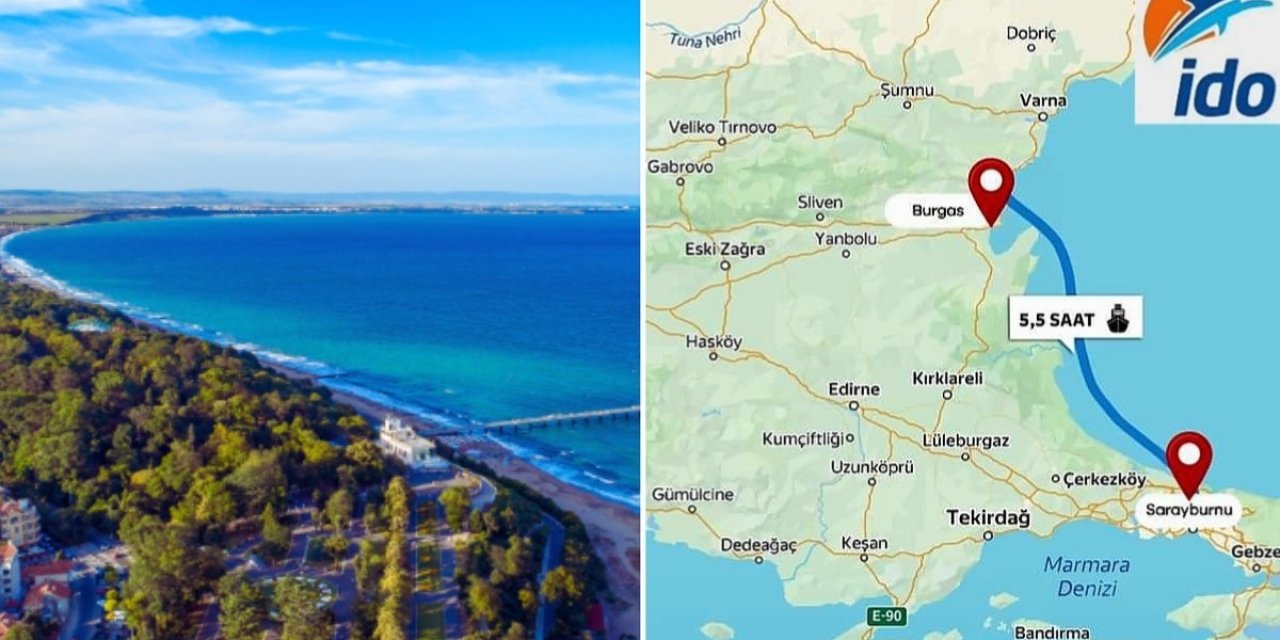İstanbul'dan Bulgaristan'ın Burgas Kentine Deniz Seferleri Başlıyor