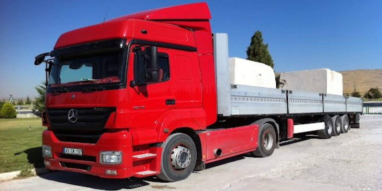 1500’ün üzerinde mermer blok 750 TIR’la Afyon’a taşınacak