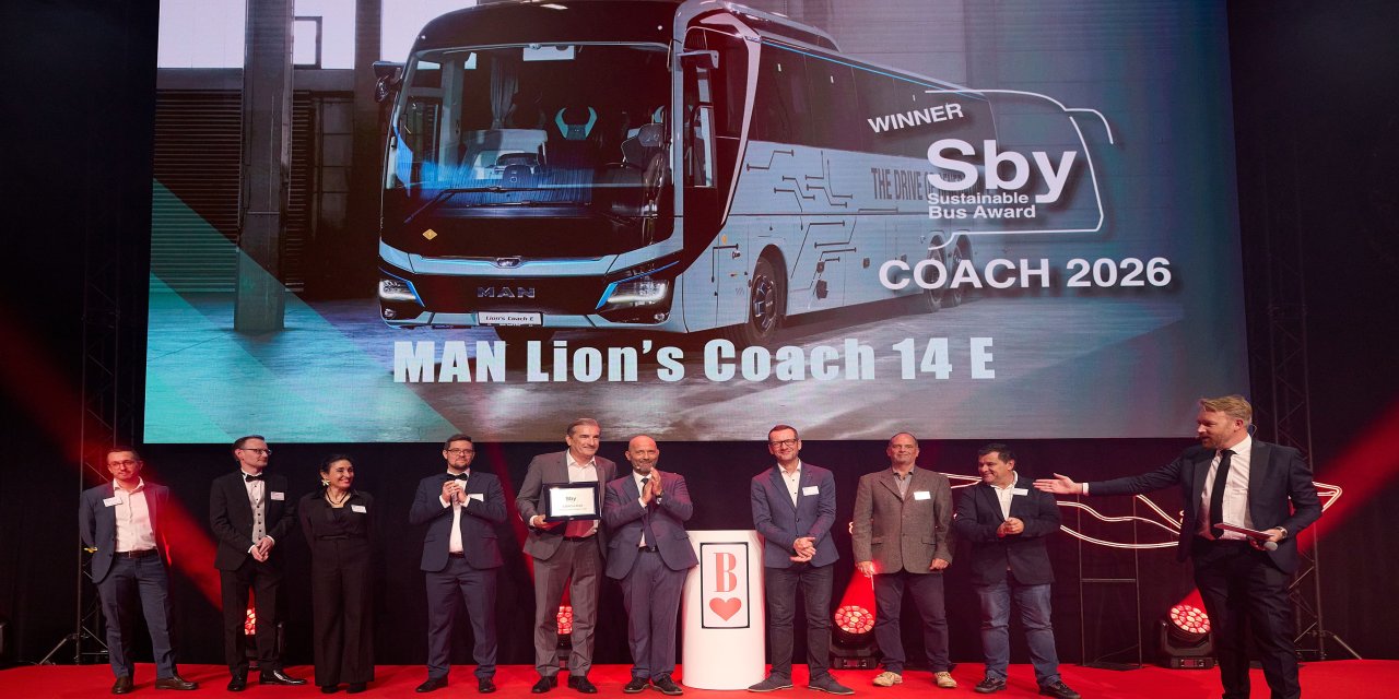 MAN Lion’s Coach E,   “2026 Yılının Sürdürülebilir Otobüsü” seçildi