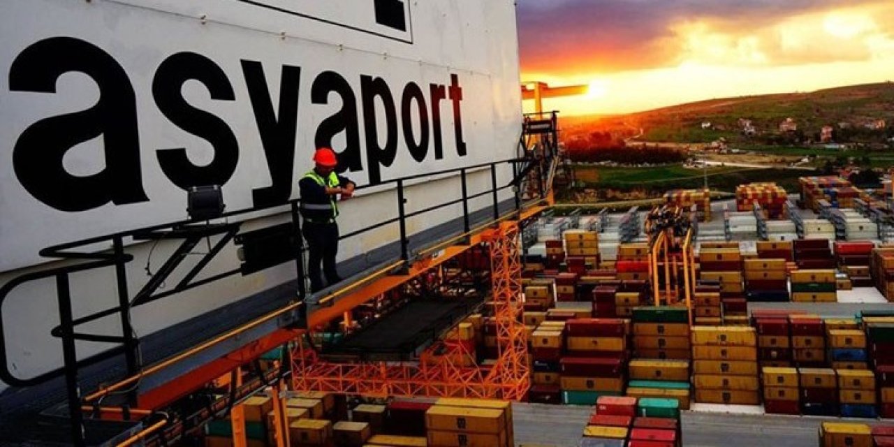 Asyaport, konteyner elleçlemede Türkiye'nin zirvesinde