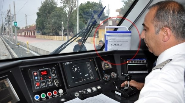 Hızlı trenle organ transferi