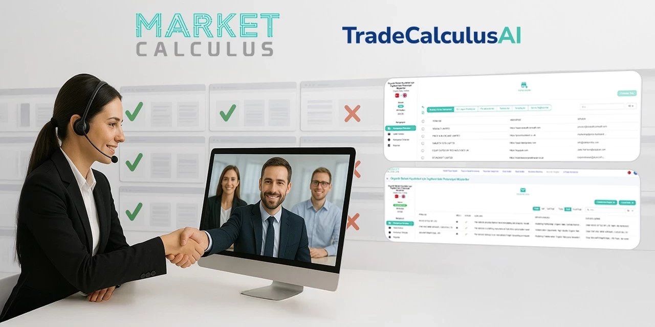 TradeCalculusAI, doğru alıcı ve tedarikçileri anında buluyor
