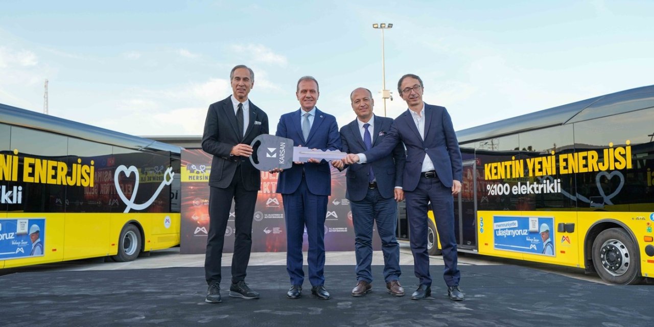 Karsan’dan Mersin Belediyesi’ne 17 Adet 12 Metrelik e-ATA Otobüsü