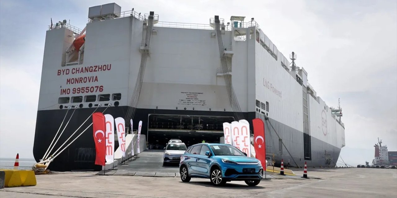 BYD'nin Dev Araç Gemisi "BYD CHANGZHOU" Türkiye'de