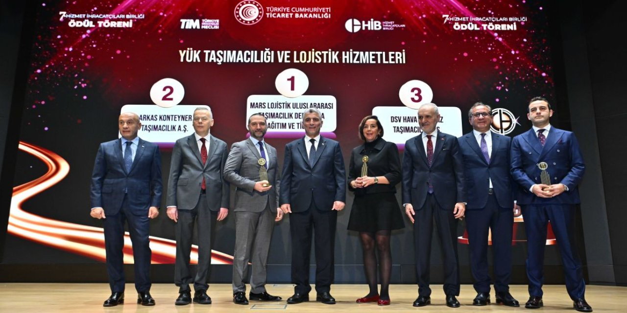 Hizmet İhracatçıları Birliği’nden Arkas Line’a ikincilik ödülü