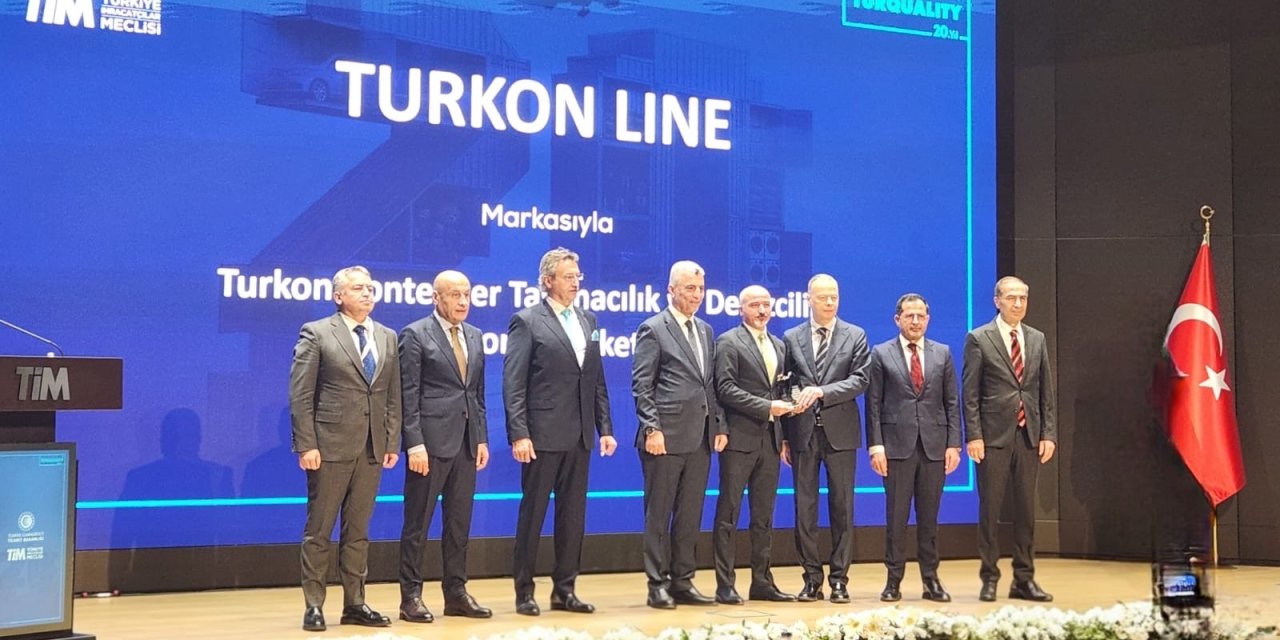 Turkon Line’a “Uzak Ülkelere En Çok Hizmet İhracatı Yapan” Ödülü