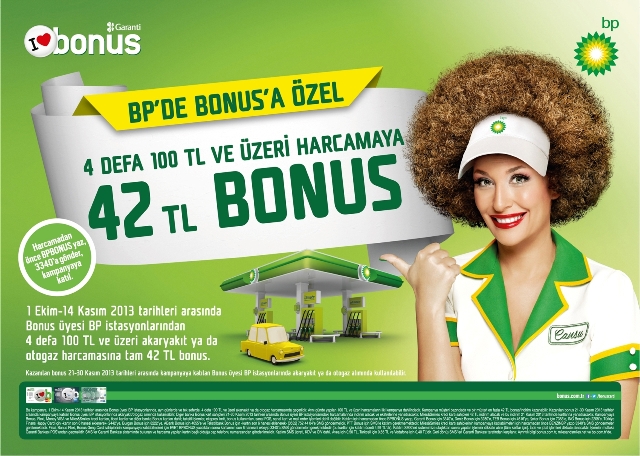 BP ve Bonus’tan 42 TL hediye