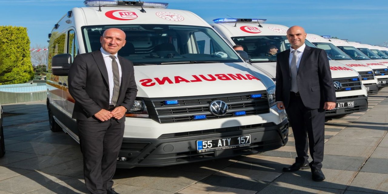 Samsun Büyükşehir Belediyesi'ne 105 adet Volkswagen Crafter teslimatı