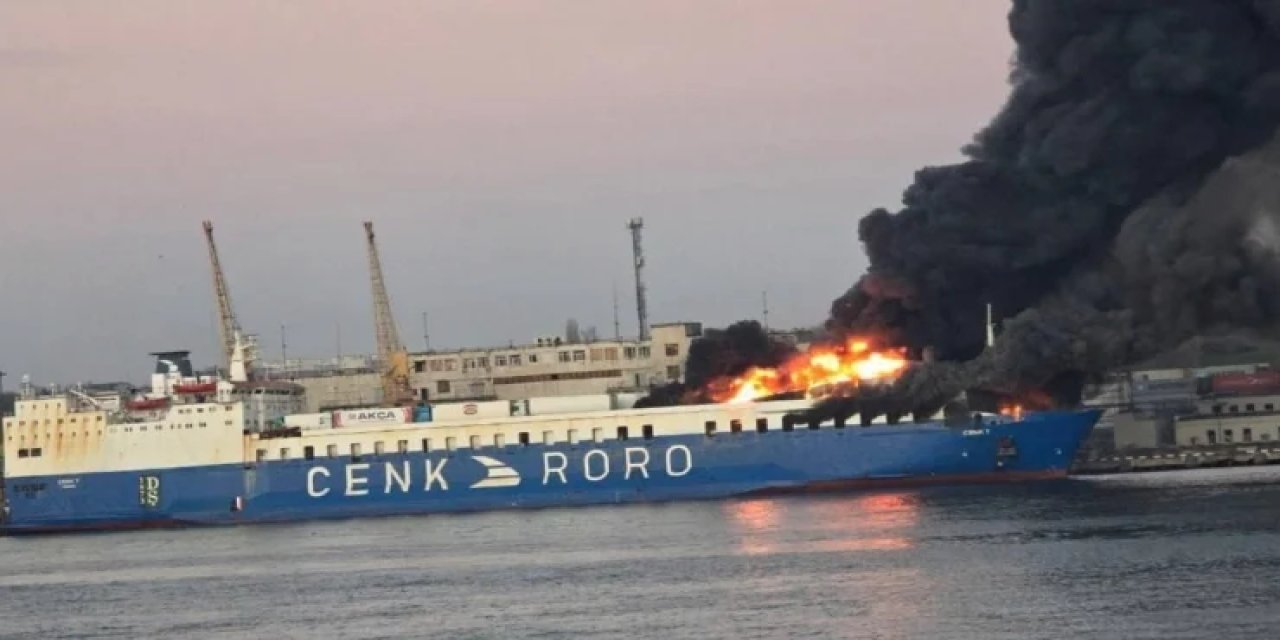 Cenk Ro-Ro'nun gemisi Ukrayna'da vuruldu