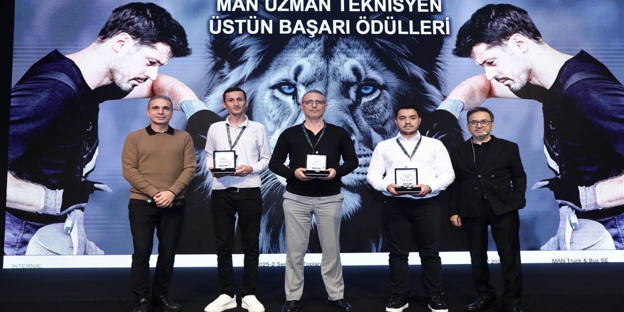 2025 yılının en başarılı MAN servisleri ödüllerini aldı